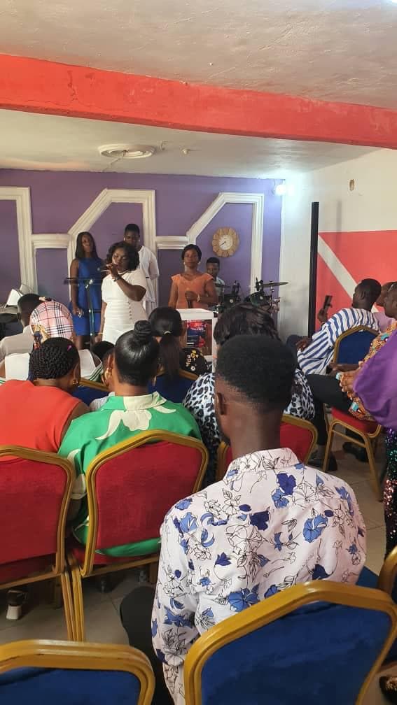 Congregation gathered together